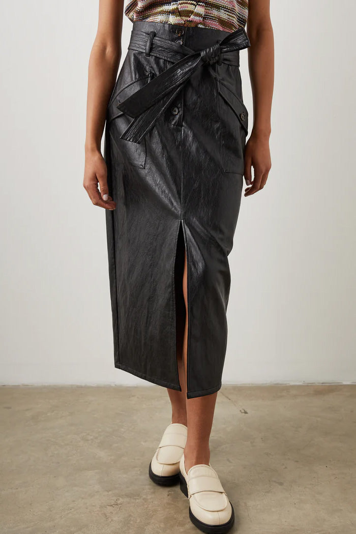 Edem Faux Leather Skirt