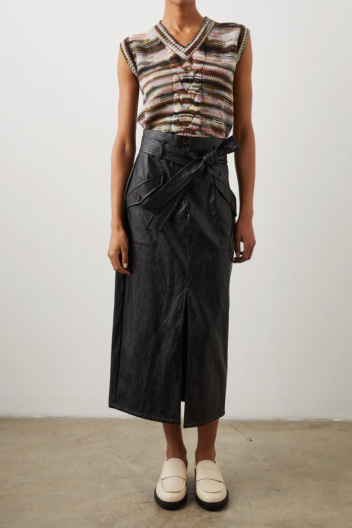 Edem Faux Leather Skirt