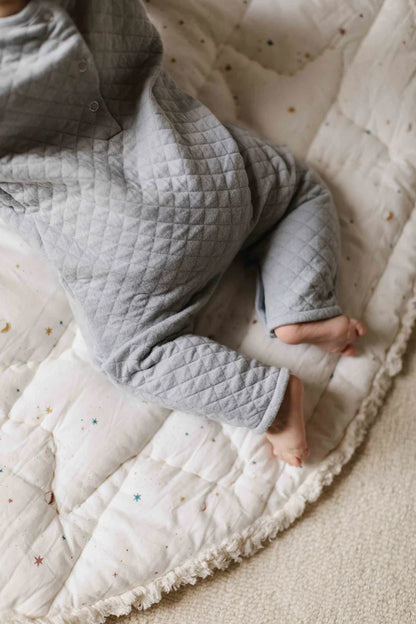 Cozy Romper Overalls Quilted