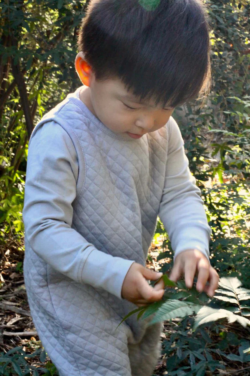 Cozy Romper Overalls Quilted