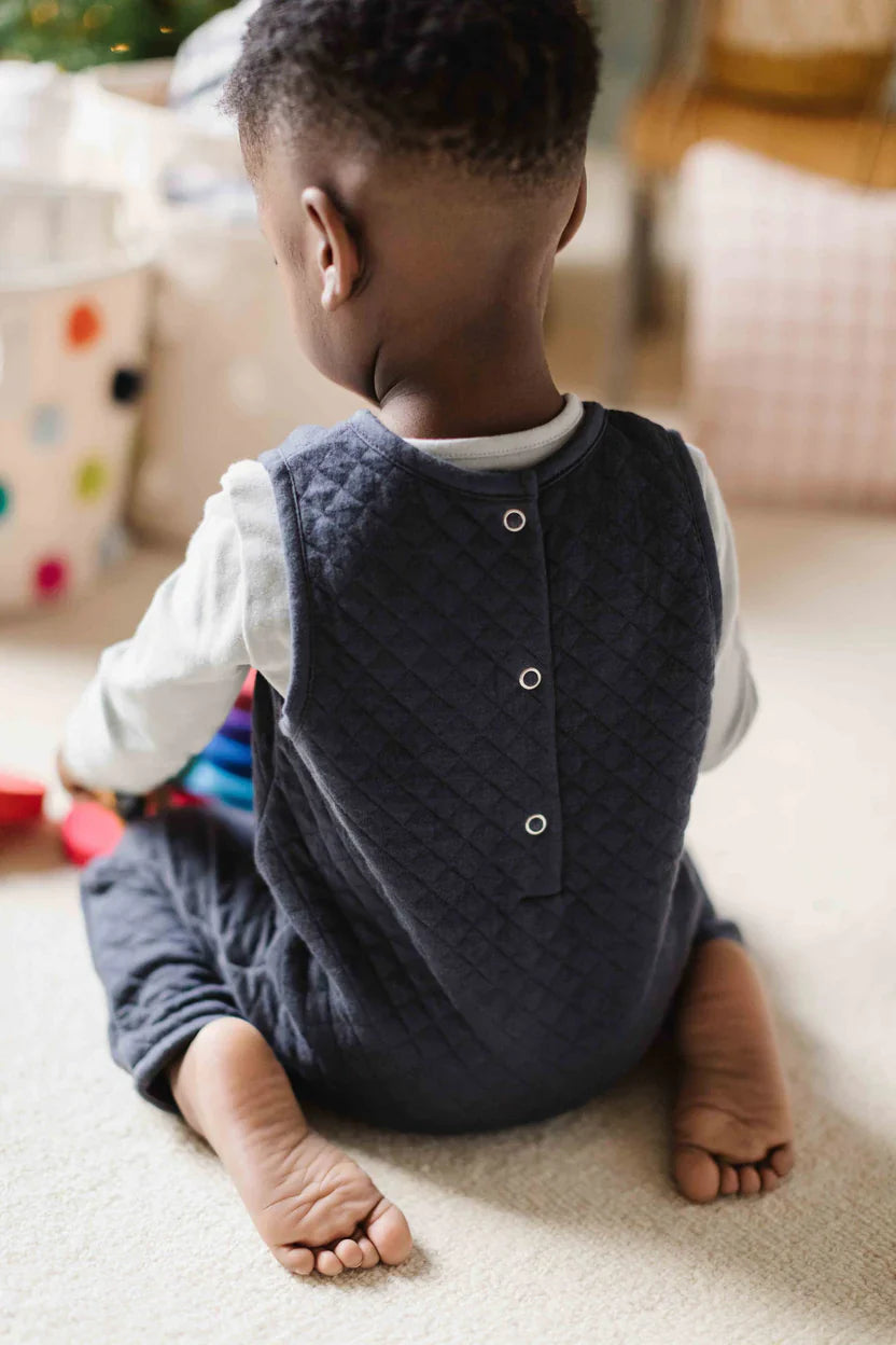 Cozy Romper Overalls Quilted