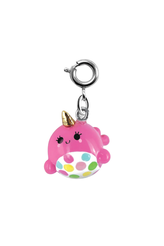Pink Narwal Charm