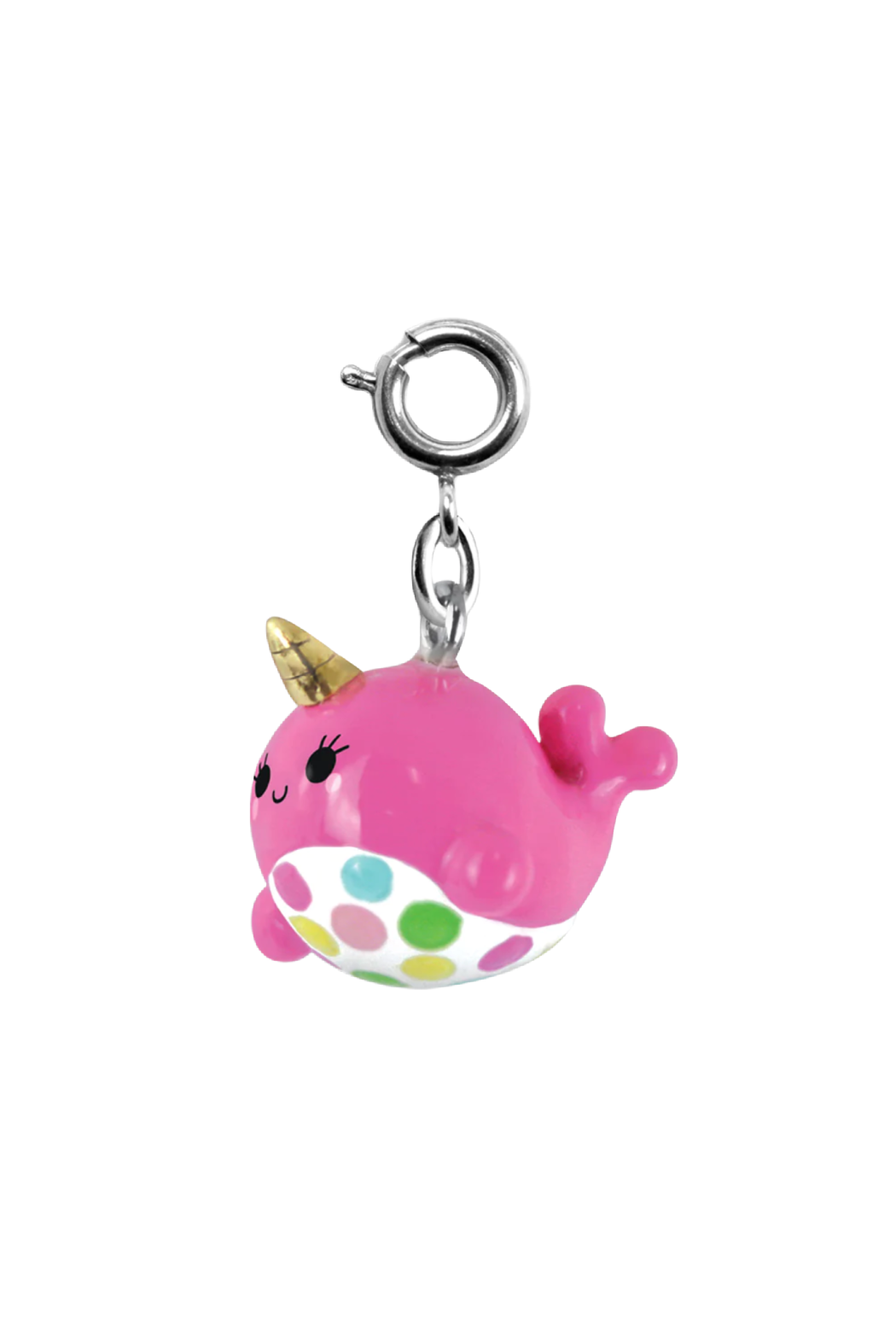 Pink Narwal Charm