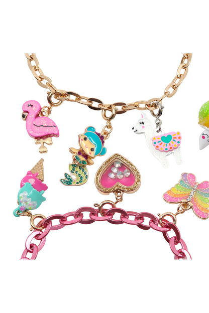 Glitter Llama Charm