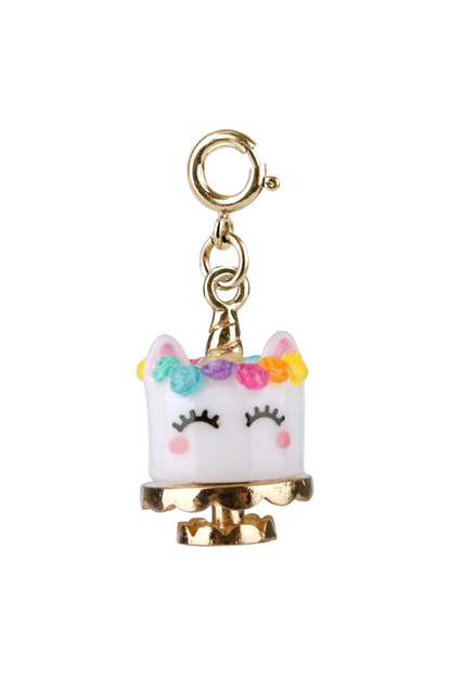 Gold Unicake Charm