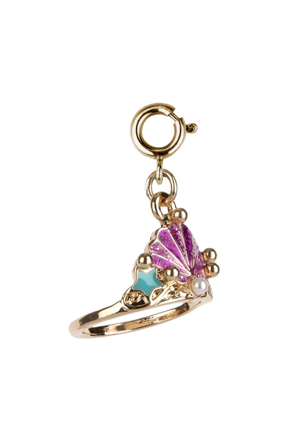 Gold Mermaid Tiara Charm