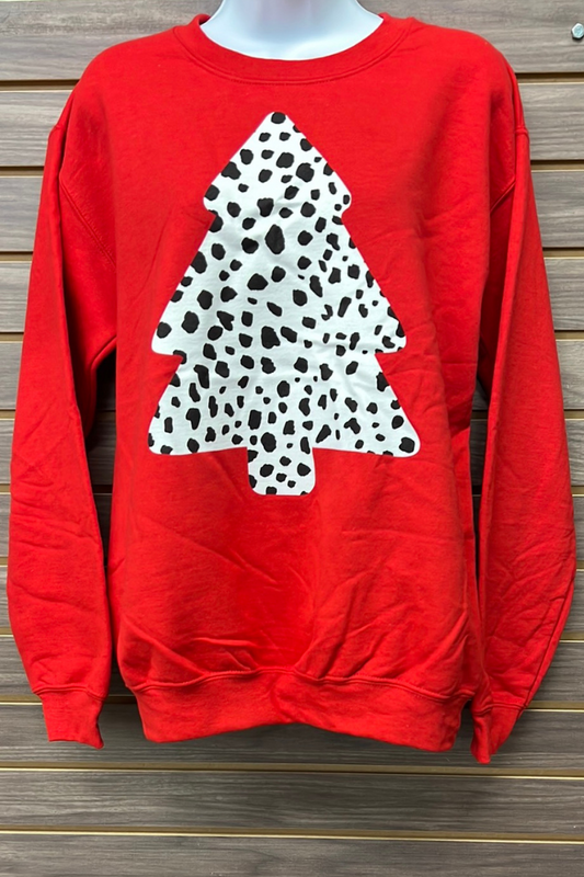 Red Dalmatian Sweatshirt