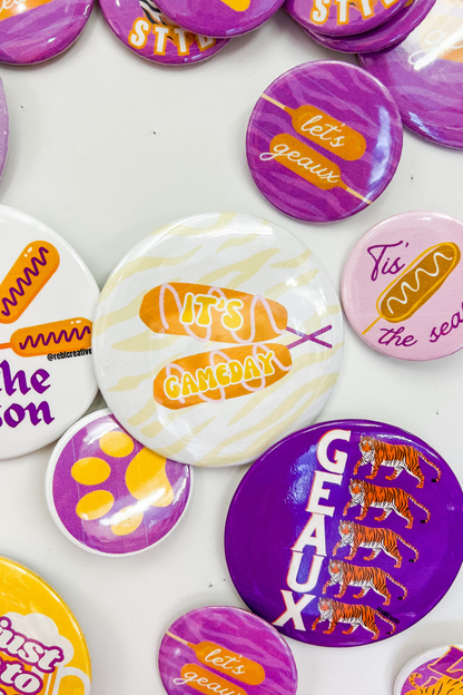 3 in Gameday Buttons