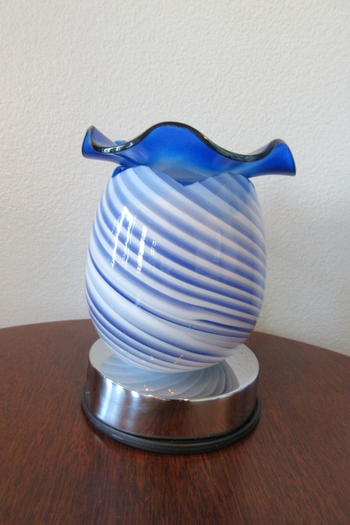 Fragrance Lamp - Blue Spiral