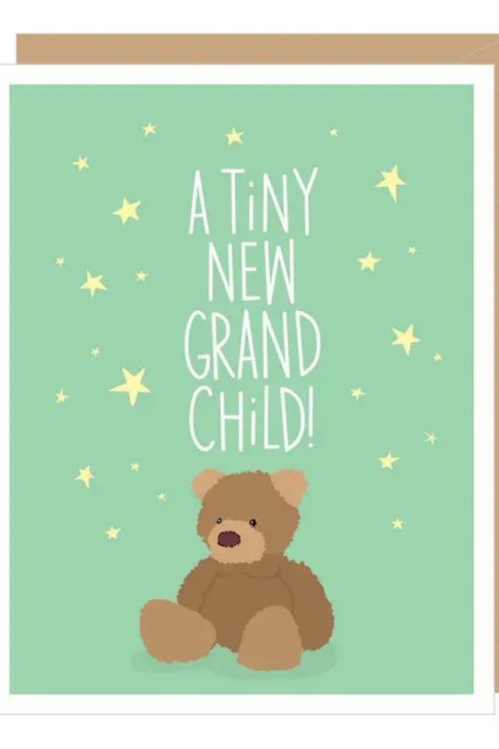 Teddy Bear New Grandparent Congratulations Card
