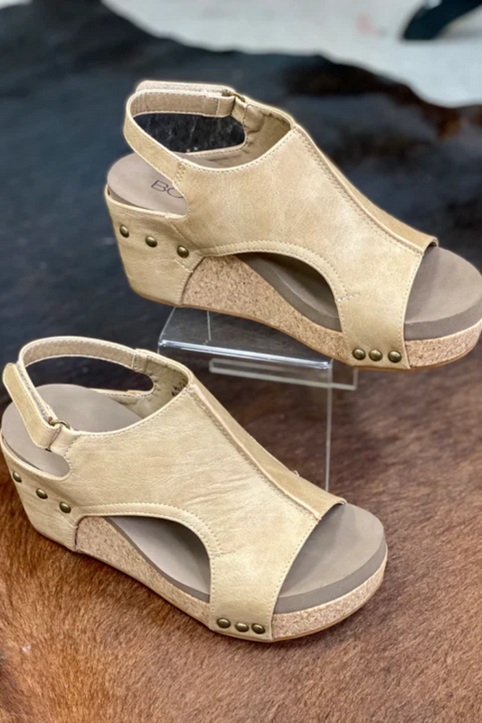 Corky’s Taupe Carley Sandals