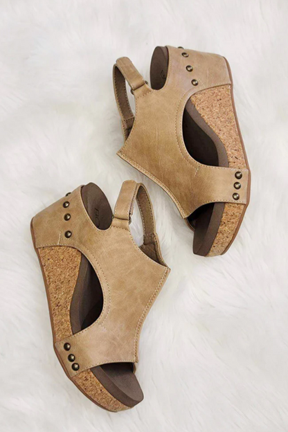 Corky’s Taupe Carley Sandals