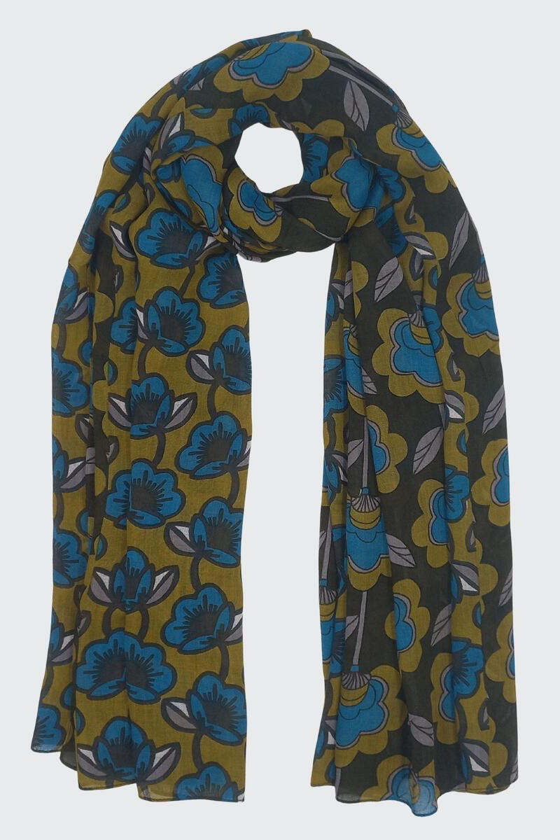 Floral Print Scarf