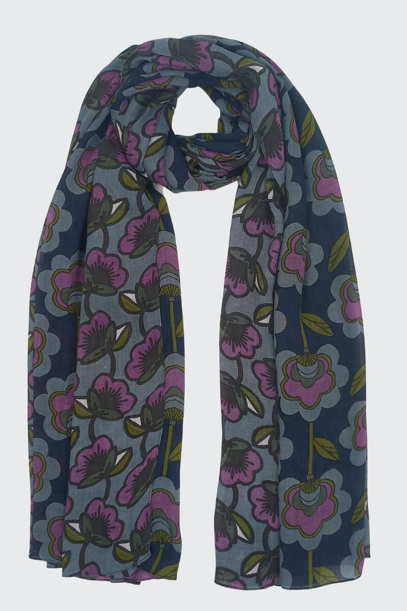 Floral Print Scarf