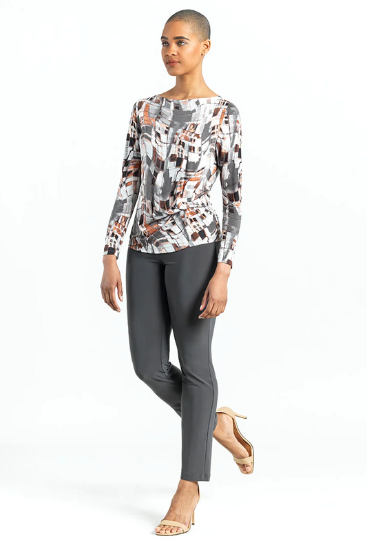 Mosaic Silky-knit Top