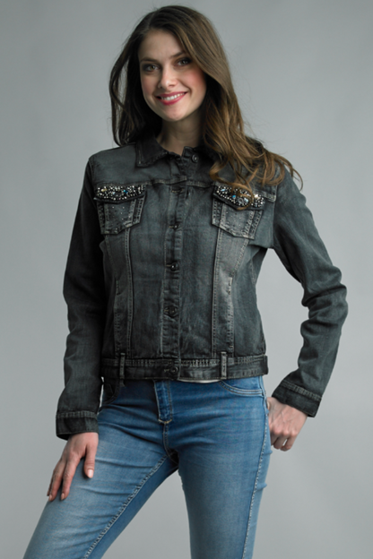 JEWEL DENIM JACKET