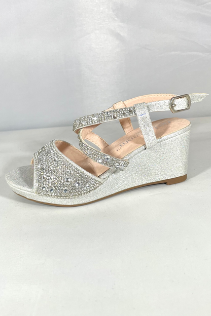 Kid's Silver Wedge