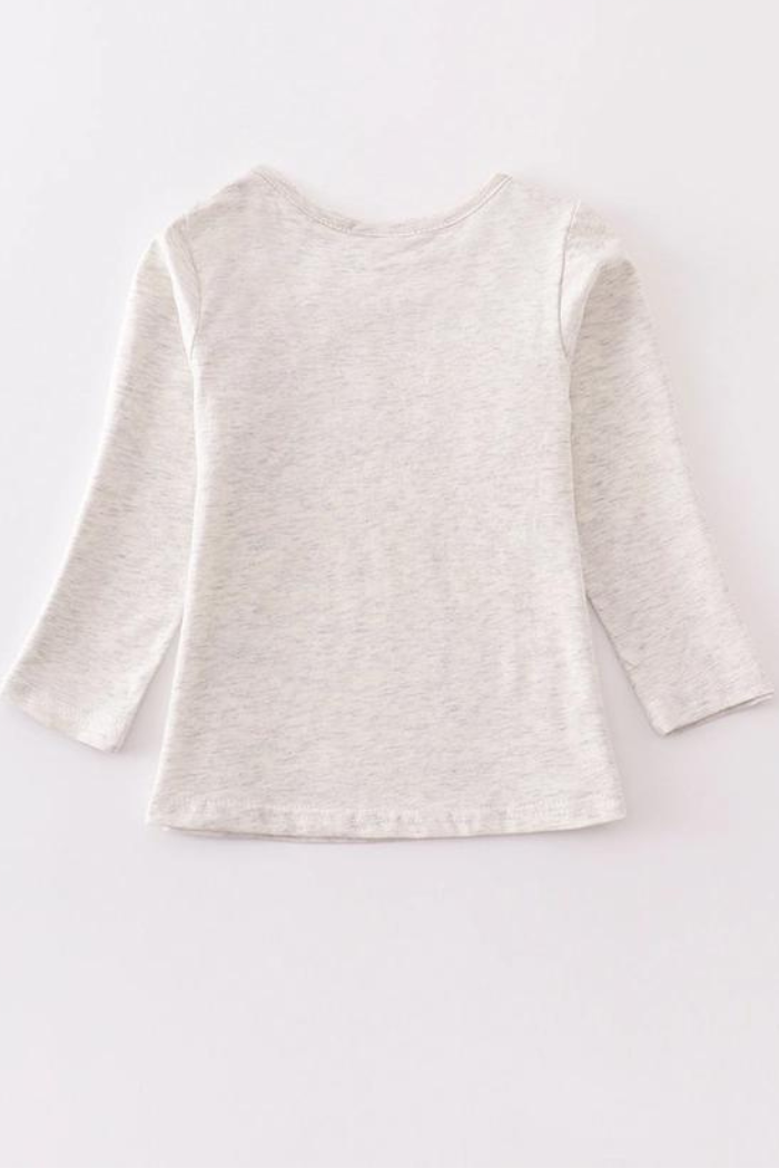 Grey Thankful Pumpkin Top Mommy & Me