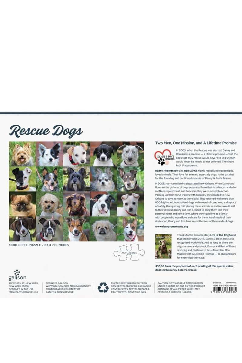 Rescue Dogs 1000 Piece Puzzle
