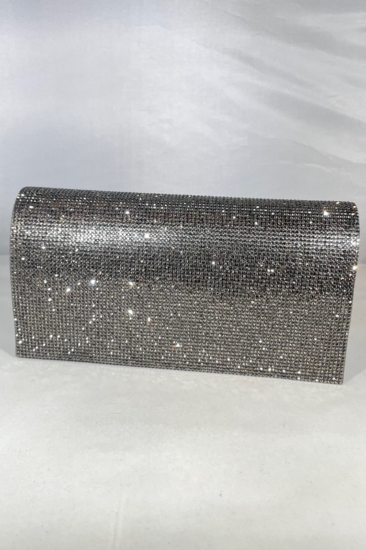 Rhinestone Envelope Clutch