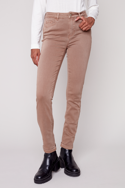 Colored Twill Cuff Pant