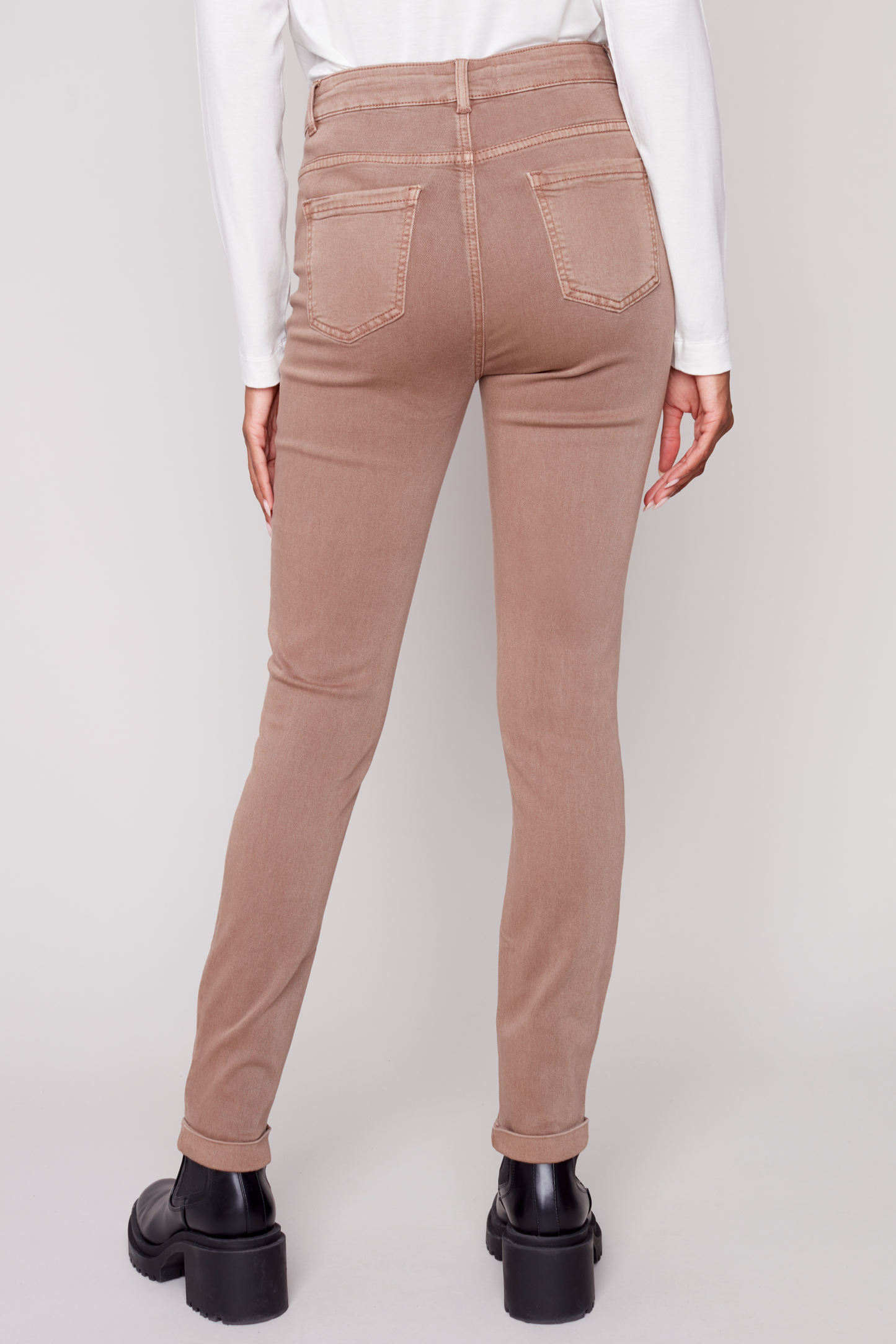 Colored Twill Cuff Pant