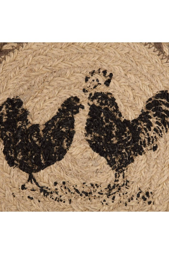 Sawyer Mill Charcoal Poultry Jute Trivet 8