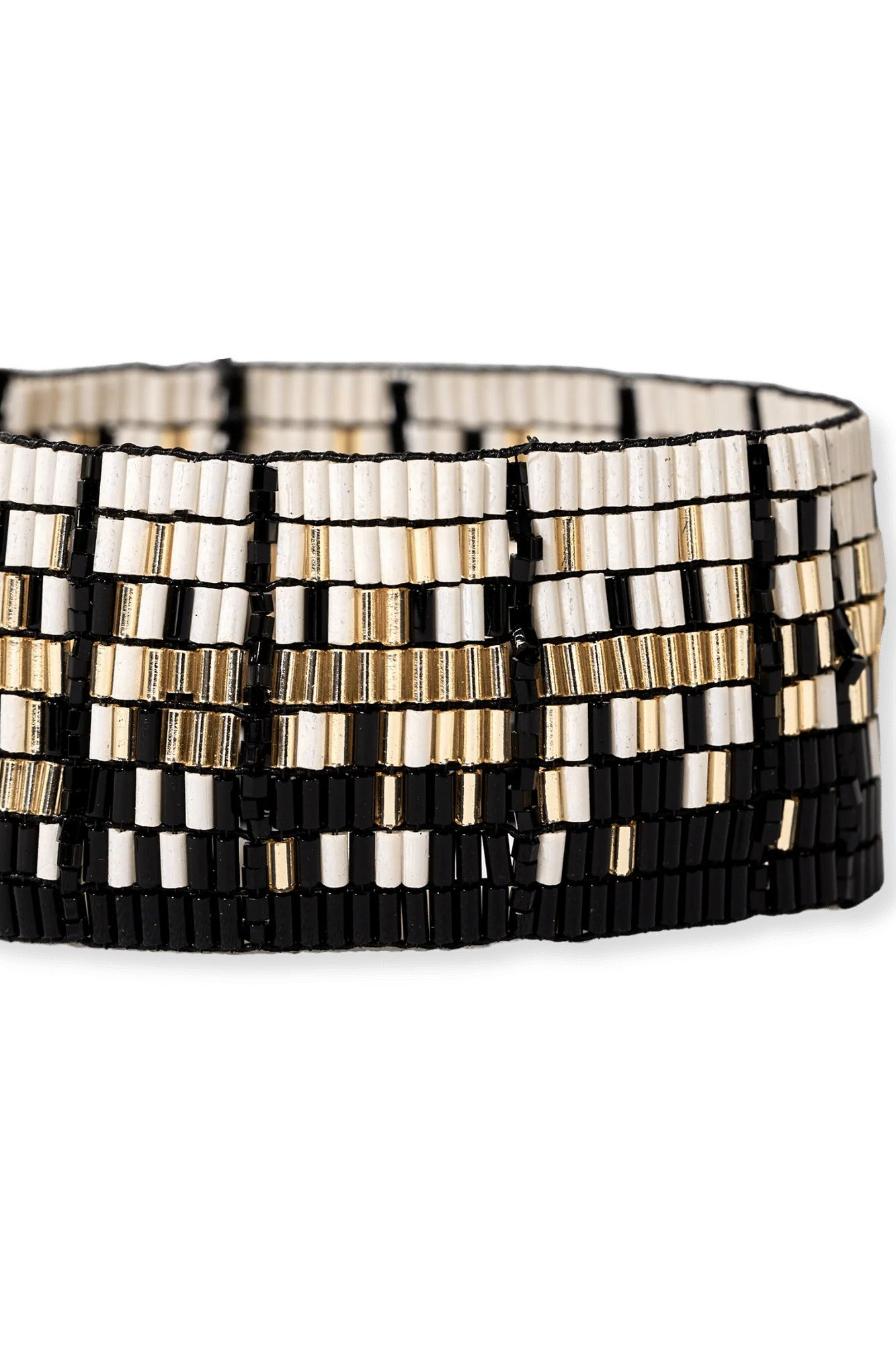 Natalia Mixed Luxe Bead Gradient Stretch Bracelet
