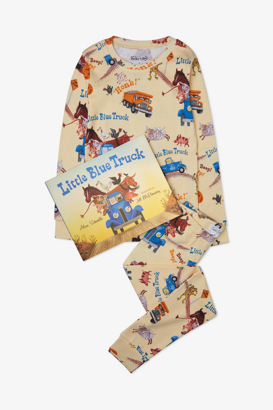 Little Blue Truck Book and Pajama Set