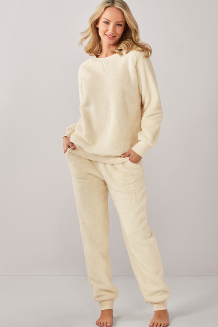 Faux Fur Crewneck