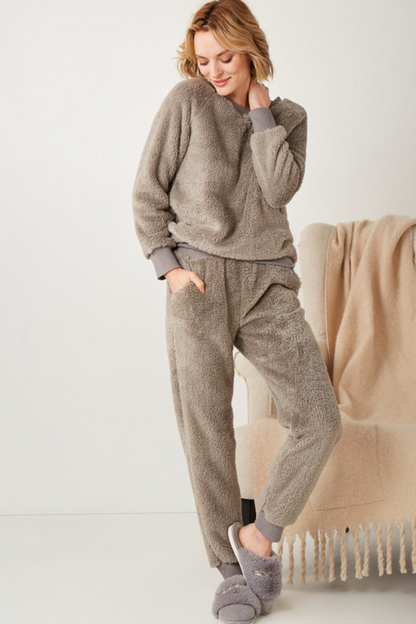 Faux Fur Crewneck