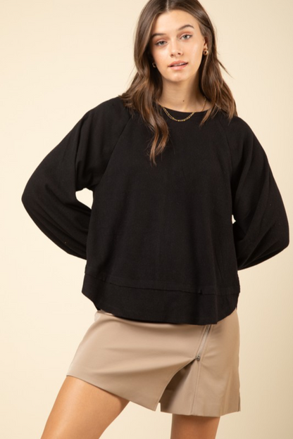 Cutout Oversized Top
