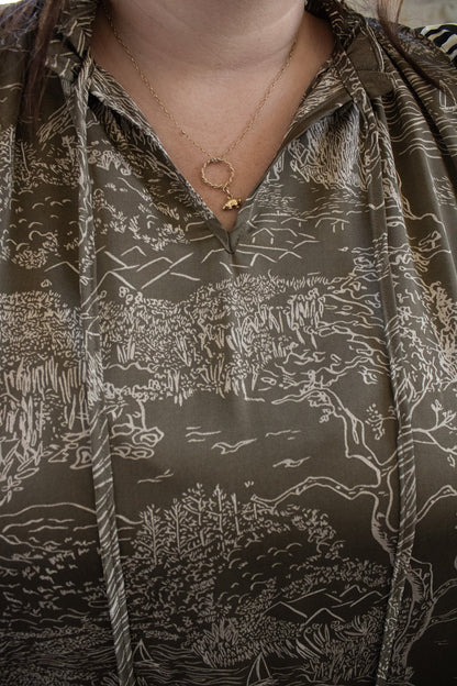 Raven Plus Size Blouse