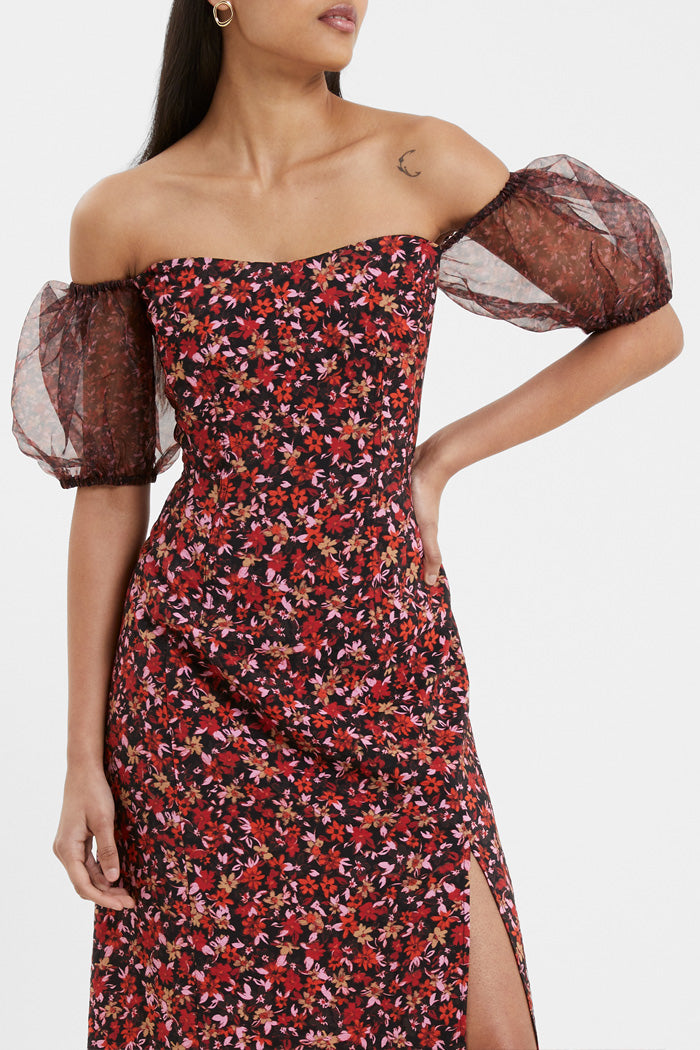 Clara Puff Sleeve Dress