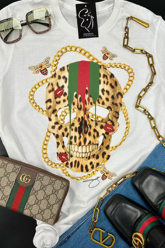 Leopard Skull Tee