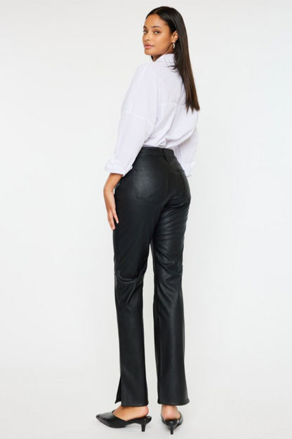 Coated Mid Rise Pant