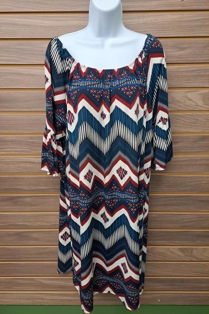 Plus Dress Bell Sleeve
