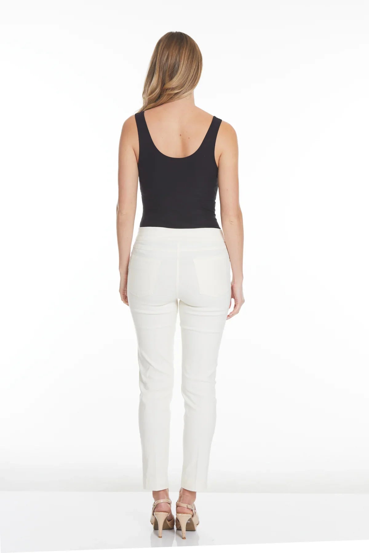 PULL-ON ANKLE PANT WITH REAL FRONT & BACK POCKETS