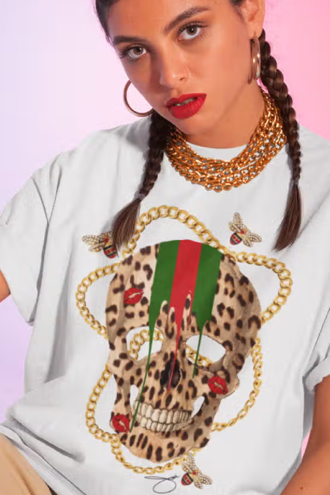Leopard Skull Tee