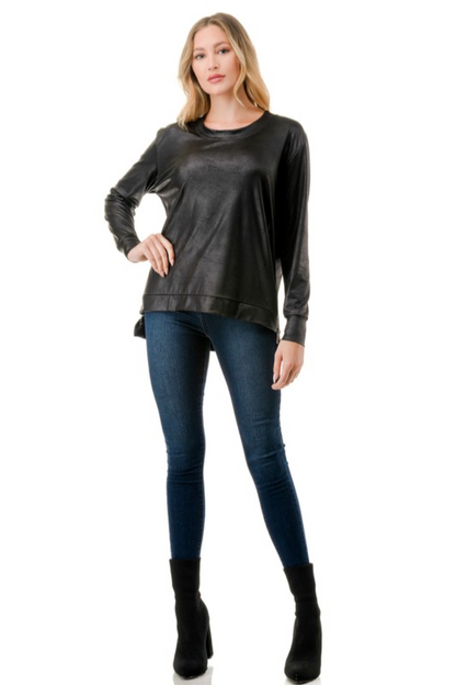 Zipper Hi/Lo Top