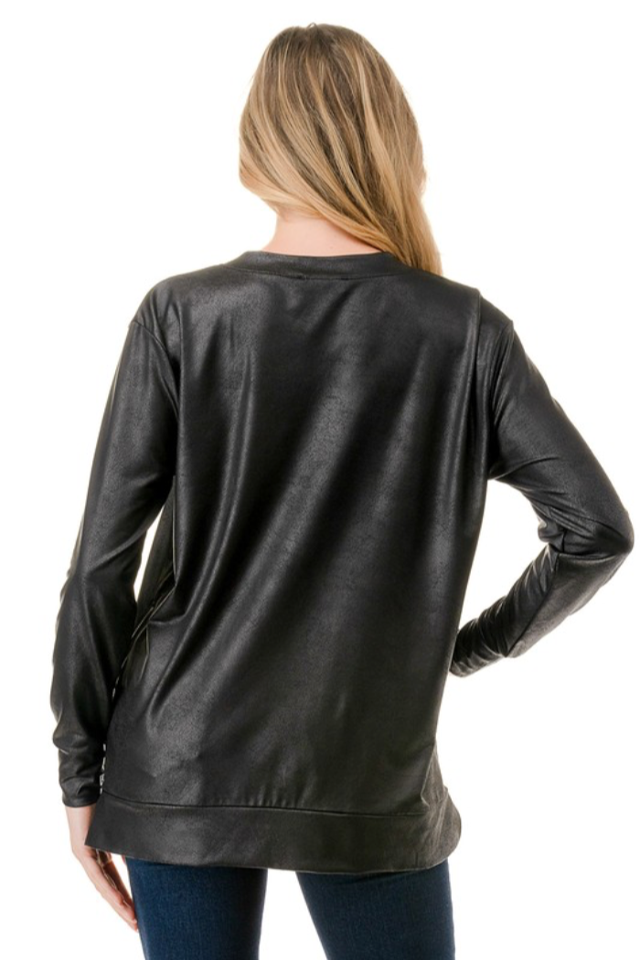 Zipper Hi/Lo Top