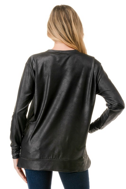 Zipper Hi/Lo Top