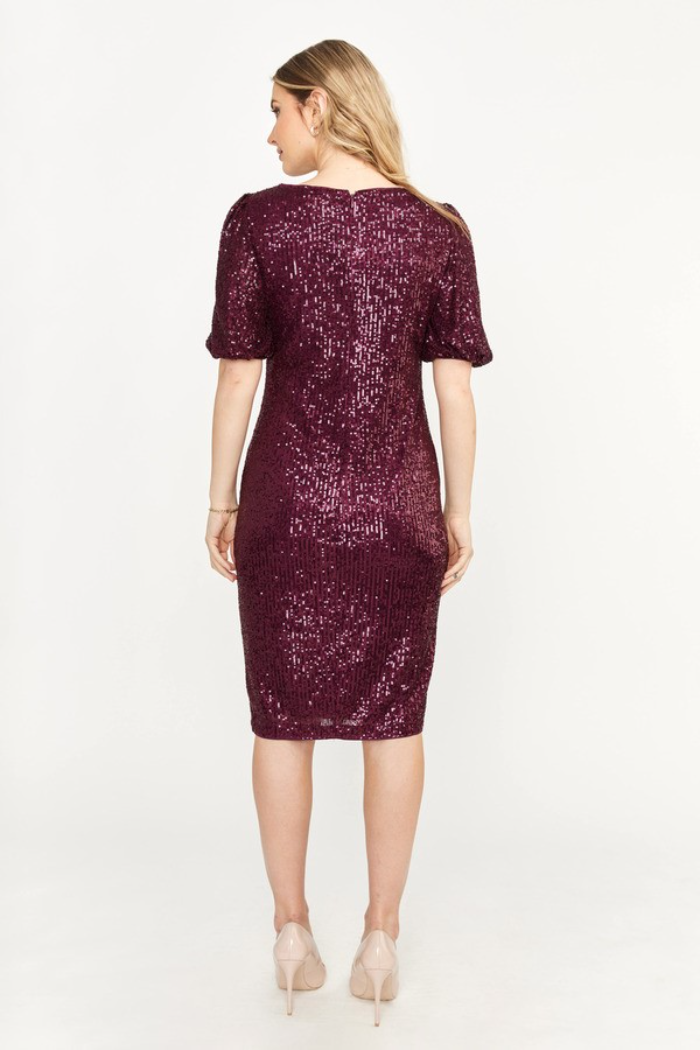 Sangria Sequin Dress
