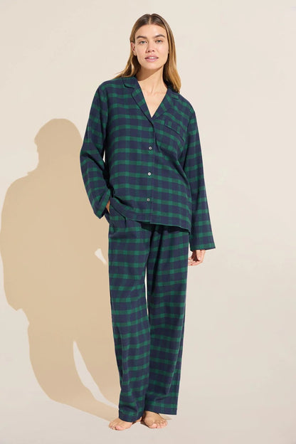 Eberjey Flannel Long Pj Set