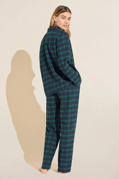 Eberjey Flannel Long Pj Set