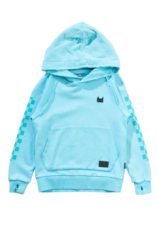 Checked Hoody Sunset Safari