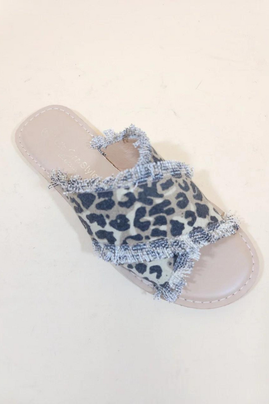 Leopard Sandals