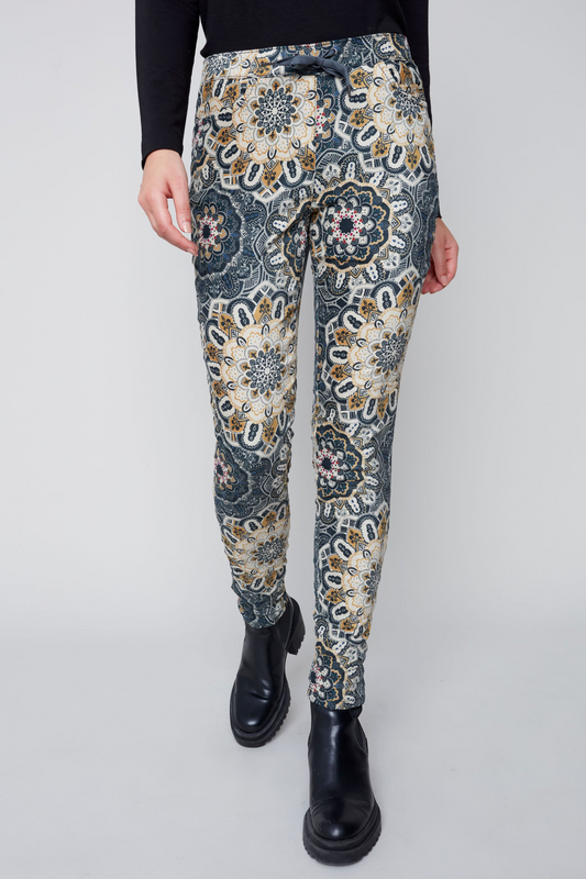 Crinkle Faux Suede Pant