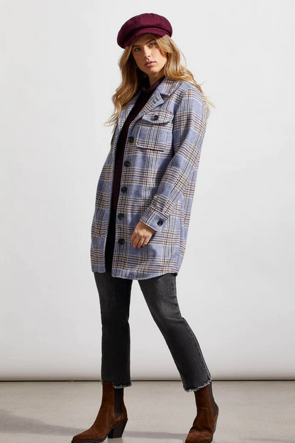 Long Plaid Shacket
