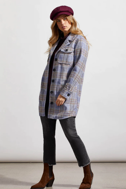 Long Plaid Shacket